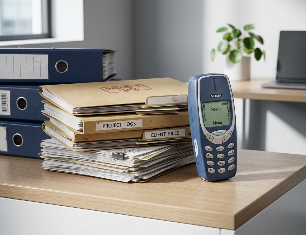 Legacy Nokia 3310 and binders